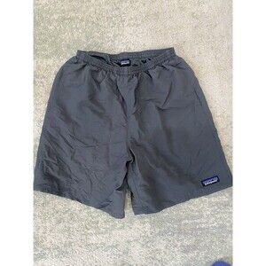 Patagonia Gray Swim Trunks Mesh Liner Pockets Mens SMALL Swim Shorts Drawstring